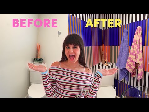 Full eclectic bathroom makeover | Before & After