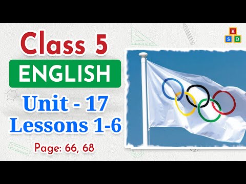 Class 5 English | Unit 17 | Lessons 1-6 | Sport