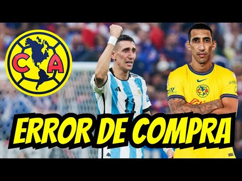 ESTO ES UN ERROR EL AMERICA ADELANTA LA COMPRA DE ANGEL DI MARIA VETERANO DE 37 AÑOS QUE NO JUEGA