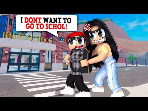 MY SON FIRST DAY OF SUMMER SCHOOL in ROBLOX!