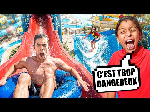 ON AFFRONTE NOS PEURS DANS LE PLUS GRAND PARC AQUATIQUE AU MONDE ! 😰