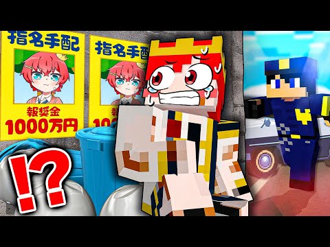 警察から逃げろ！指名手配犯にまちがわれるマインクラフトがヤバすぎた👮😫【マイクラ / Minecraft】