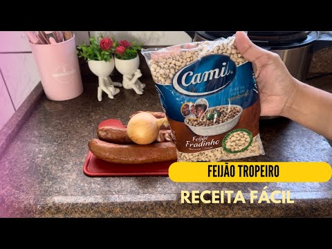 Receita fácil e rápida de feijão tropeiro #receitas #receita #receitafacil #donadecasa