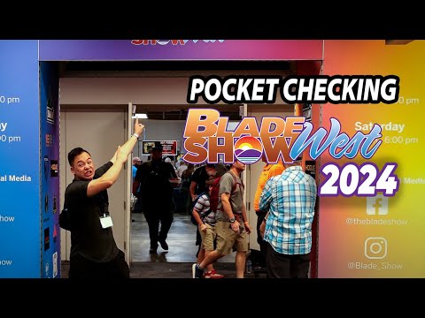 Pocket Checking People at BLADE SHOW WEST 2024 | GEAR HAUL