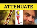 Understanding the Term 'Attenuate'