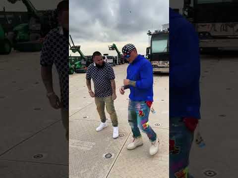 Forgiato Blow getting dance lessons from Vanilla Ice #vanillaice #iceicebaby #dance