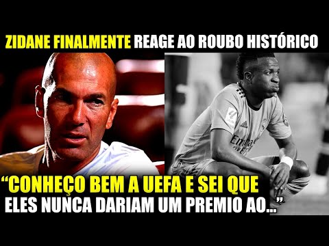 🚨 OLHA A IMPRESSIONANTE REAÇÃO DO ZIDANE ao ROUBO HISTÓRICO DA BOLA DE OURO!