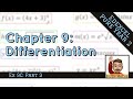 Derivatives of Common Functions
