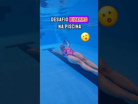 Quem foi mais longe de nado polvo?🐙😂#shorts #viralvideo #natação #piscina #desafio