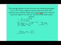 Operations in Scientific Notation