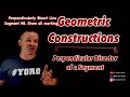 Geometric Constructions: Perpendicular Bisector Techniques