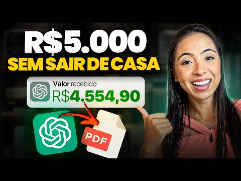 Como GANHAR Até 3 SALÁRIOS  mínimos TRABALHANDO EM CASA à Noite | Home office | Fran Lima