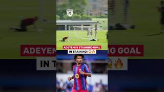 ADEYEMI’S STUNNING GOAL IN TRAINING! 😱🔥#Adeyemi #Barcelona #Germany #Football #Preseason