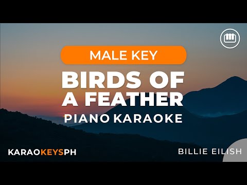 Birds Of A Feather – Billie Eilish (Male Key – Piano Karaoke)