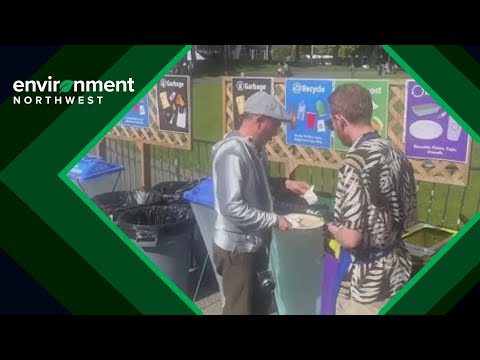 YouTube video thumbnail: Seattle Center Launches Zero-Waste Pilot Program