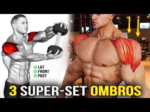 3 SUPER-SET Para Ter Ombros Largos e Fibrados - Treino de Deltoide Completo