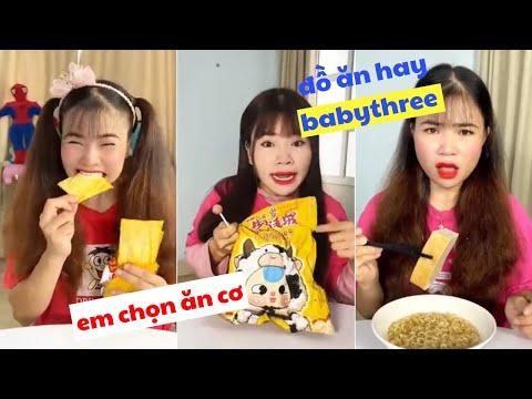 Tổng hợp video siêu hài hước vui nhộn, chọn đồ ăn hay chọn BABYTHREE !!! | Thuỷ Mít Official