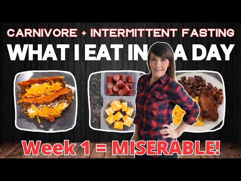What I Eat In A Day | Carnivore & Intermittent Fasting | Week 1