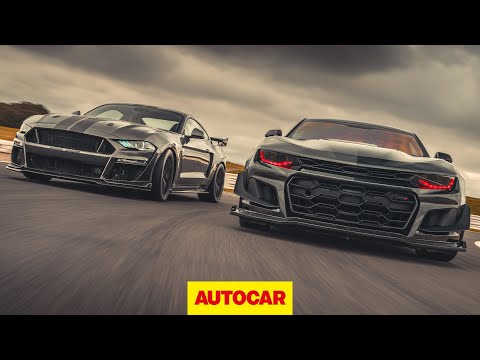 Ford Mustang CS850GT vs Chevrolet Camaro ZL1 - modified American muscle cars compared