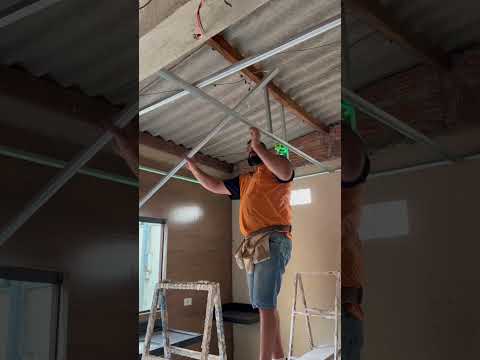 Forro de acartonado #obra #arquitetura #drywall #acartonado