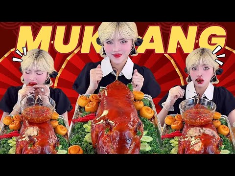 Tóc Vàng mukbang heo sữa quay