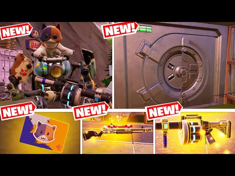 New kit Boss in Fortnite Remix - New kit Mythic charge shotgun and vault location