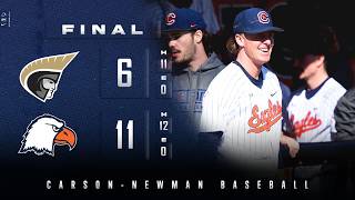Carson-Newman Baseball Rewind 2026: C-N 11, Anderson 6 Full Broadcast Replay 3-1-26