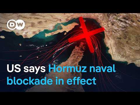 YouTube video thumbnail: US Military Asserts Control of Hormuz, Choking Iran's Trade Artery 