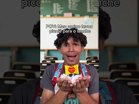 Quando meu amigo leva picolé de chocolate para o lanche #asmr #humor #asmrbr