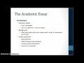 Essay Structure and Components