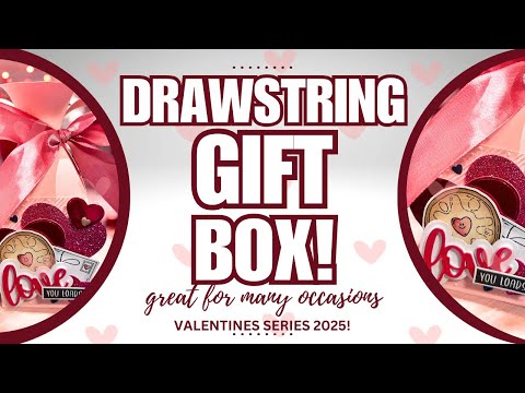 ANY Occasion Mini Drawstring Gift Bag! | Valentines Series 2025 ❤️