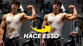 Si no te crece un músculo, hace estas 5 cosas para mejorar