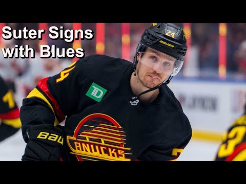 Blues Sign Suter, Jets Sign Nyquist, Vegas Extends Korczak, Isles Add Shabanov