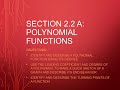 Exploring Polynomials: End Behavior and Turning Points