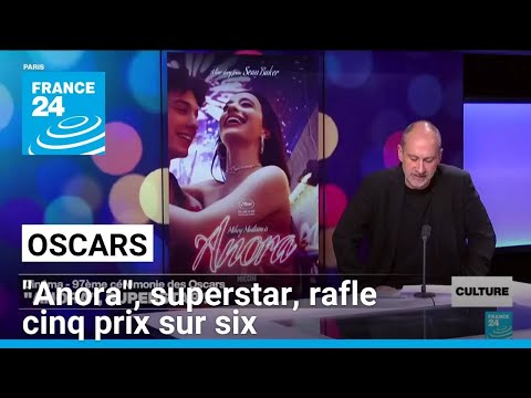 Oscars : "Anora", superstar, rafle cinq prix sur six • FRANCE 24