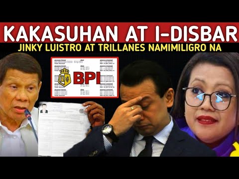 LAGOT NA! TRILLANES AT JINKY LUISTRO WALA NG TAKAS KAKASUHAN AT IPA-DISBAR NI PRRD!