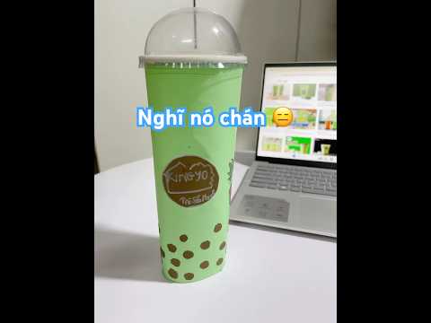 Trà sữa khuyến mại| milk tea 🧋 #shorts #sangtao