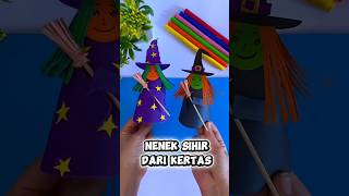 Berkreasi Membuat Nenek Sihir dari Kertas #edukasi #diy #shortvideo #origami