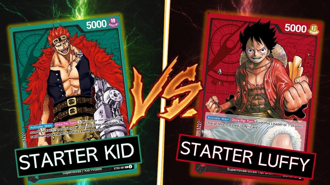 [One Piece Card Game - Gameplay FR] On teste enfin le jeu ! Kid vs Luffy.