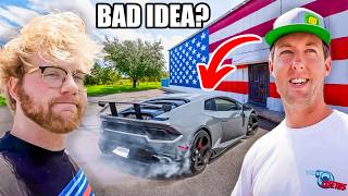 CLEETUS MCFARLAND DESTROYED MY NEW LAMBORGHINI'S TIRES... *FREEDOM FACTORY*