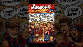 🎉🤣 Edizione limitata! Nuova T-shirt estiva del Genoa CFC - Merda Schietta! - LIMITED EDITION! ❤️💙