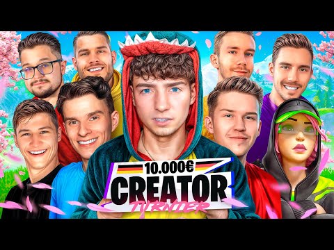 Das 10.000€ 🇩🇪 CREATOR TURNIER in FORTNITE! ⚔️