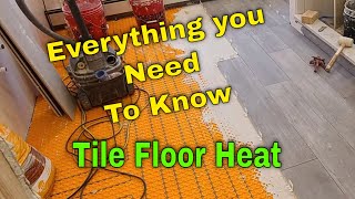 Electric floor heat  how to install it start to finish 🤔  EVERYTHING.