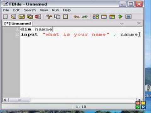 Learning BASIC Programming: Lesson 1 - YouTube