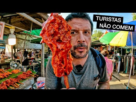 Provando COMIDA DE RUA em Phuket na Tailândia!! 🇹🇭