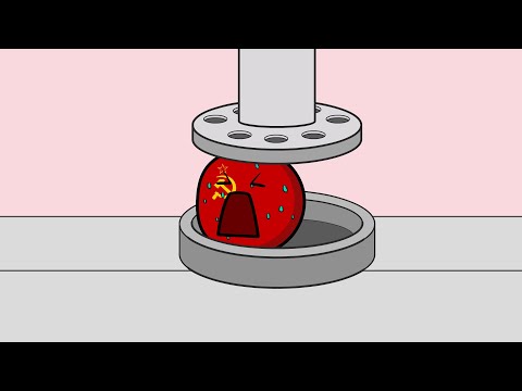 Countryballs vs HYDRAULIC PRESS - The SURPRISING Outcome!