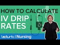 Drip Rate Calculation Techniques