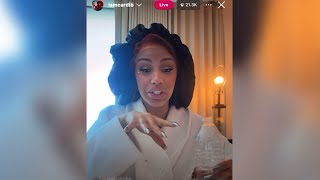 Cardi B Discusses Her Album, Blossom, Balancing Life, & Upcoming Tour on Instagram Live