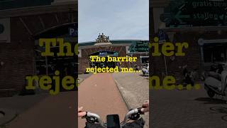 The Dutch bike barrier rejected my UK card! 🛑🚲 #shorts #cycling #glasgow