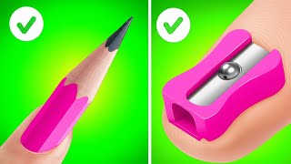 Hacks malucos de material escolar DIY para o novo ano letivo 🤓 Papelão vs. caneta 3D! by 123 GO!